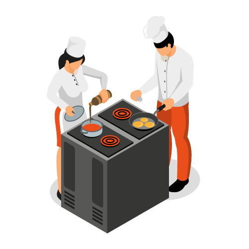 Producción de menús