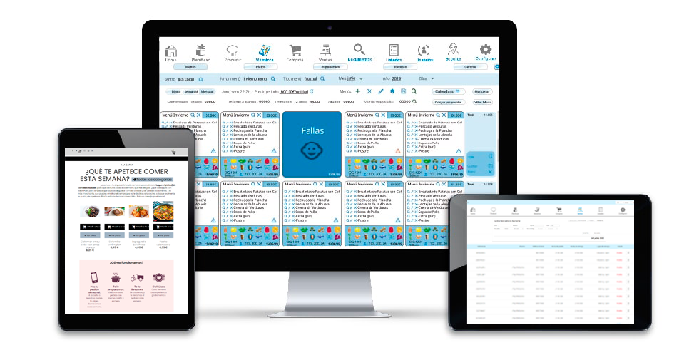 Software para Caterings y Cocinas Centrales - No problem Cooking para Cocinas Centrales - Software de Gestión de Procesos Alimentarios